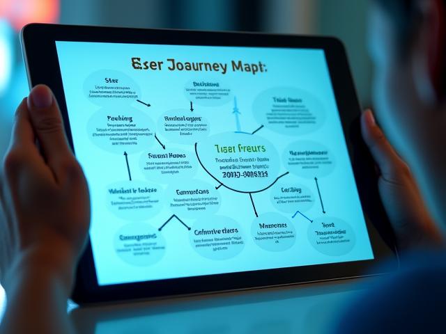 Visualisierung einer User Journey Map